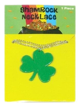 Green Shamrock Necklace