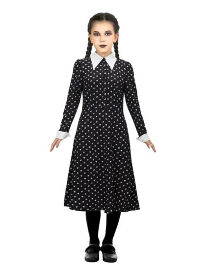 Girls Wednesday Addams Costume