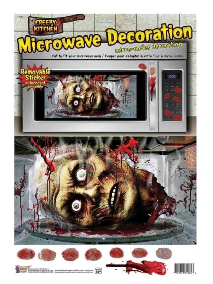 Creepy Kitchen Microwave Decoration