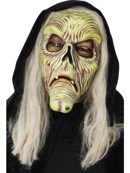 Melting Green Witch Mask