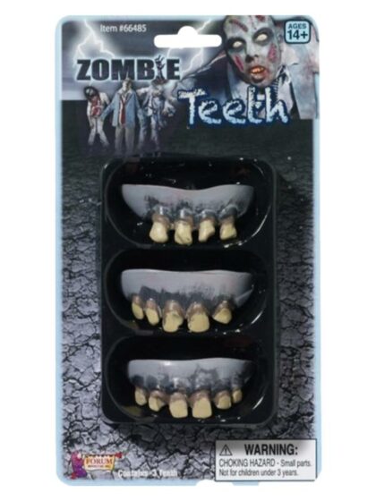 Rotting Zombie Teeth 3 Pack