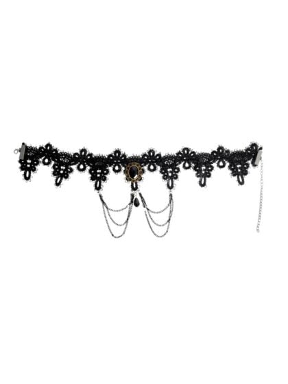 Black Lace Choker Necklace