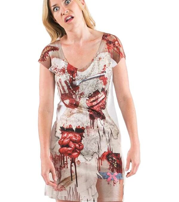 Zombie Bride Faux Real Dress