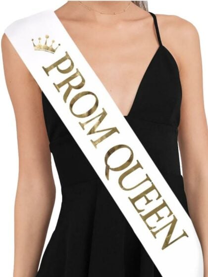 Prom Queen Sash