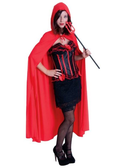 Red Devil Hooded Cape
