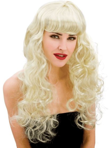 Glamour blonde Curl Wig