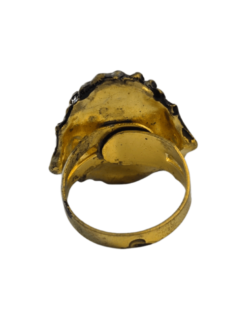 Gold Ornate Ruby Ring - Image 3