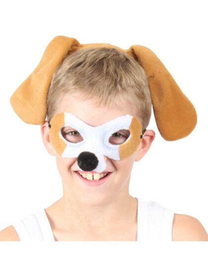 dog headband mask set.
