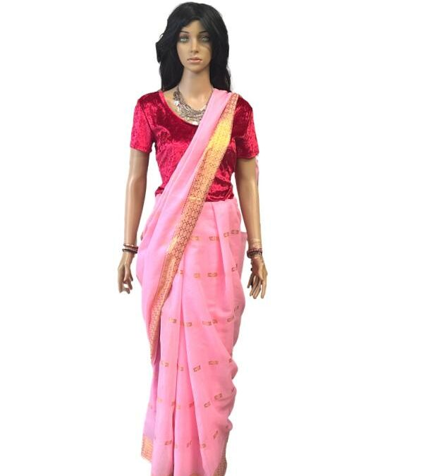 Indian Sari Costume Red/Pink – Adult