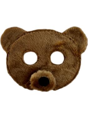 Plush Animal Mask Bear