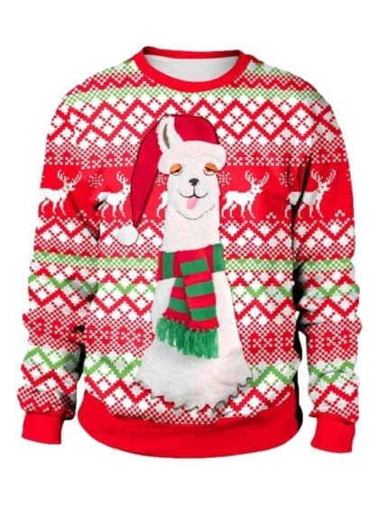 Ugly Christmas Jumper Llama