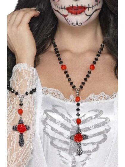 Rosary Bead Set Day of The Dead.