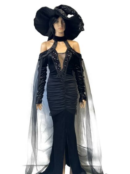 Starry Night Sorceress Witch Costume for Adults
