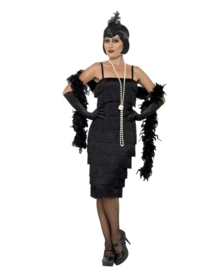 Fringe Flapper Costume for Adults