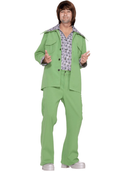 70s Green Leisure Suit Costume