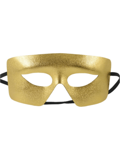 Square Masquerade Mask Gold