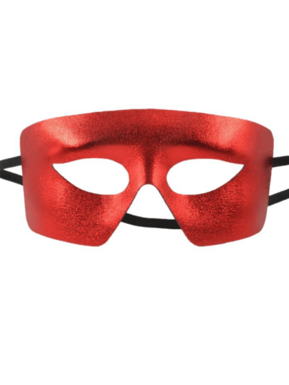 Square Masquerade Mask Red