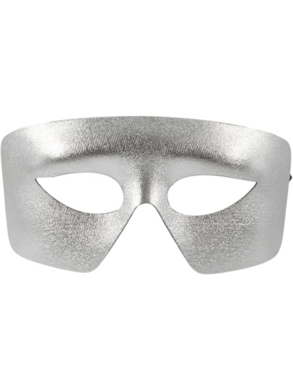 Square Masquerade Mask Silver
