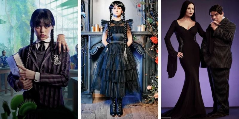 Addams family Halloween costumes