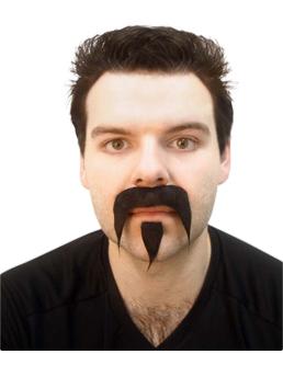 Mo with Goatee Black