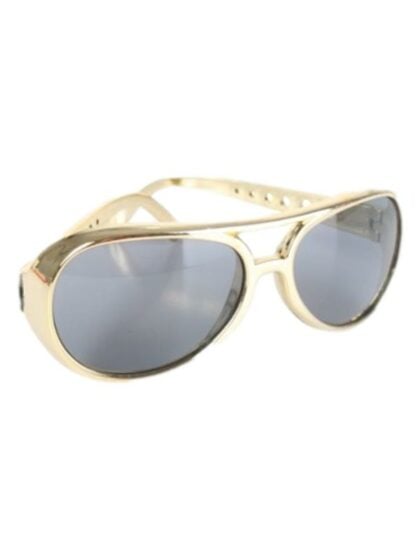 Gold Elvis Rocker Glasses
