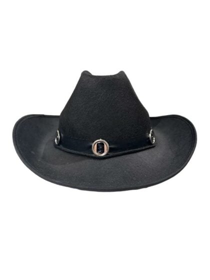 Black Felt Cowboy Hat