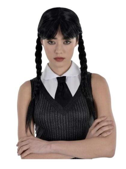 Wednesday addams wig