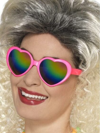 Pink Heart Glasses