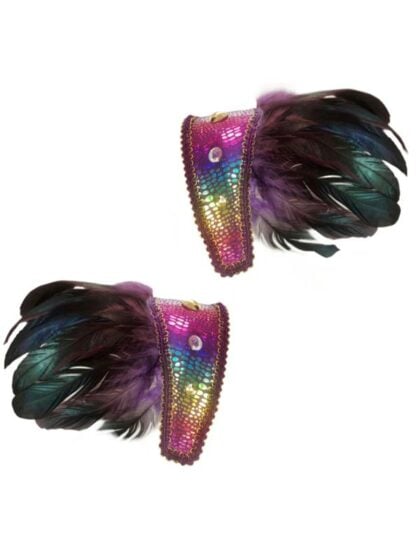 Feather Shoulder Pads