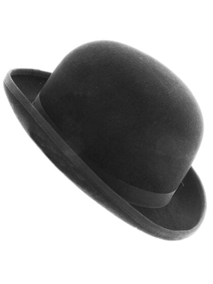 Black Feltex Bowler Hat