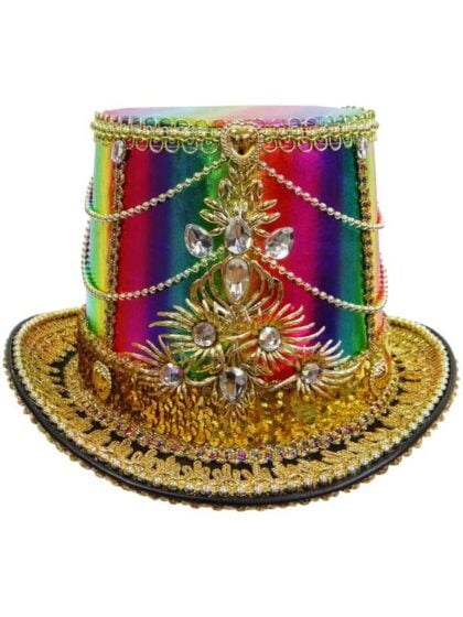 Pride Rainbow Top Hat