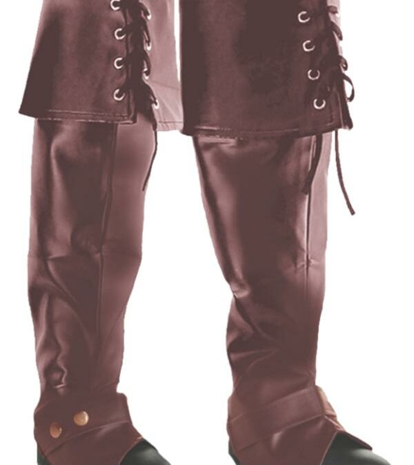 Pirate Boot Covers Brown