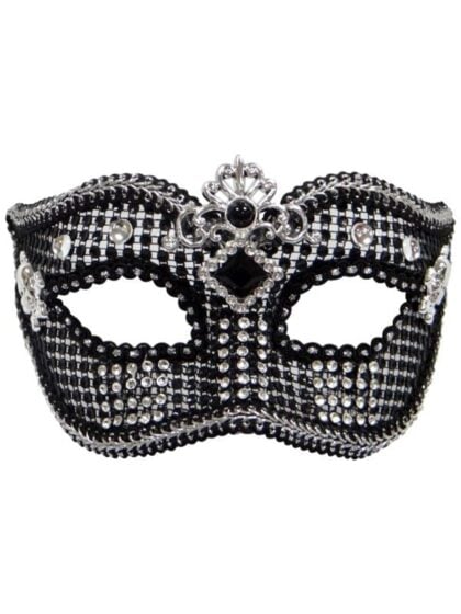 Black and Silver Mask