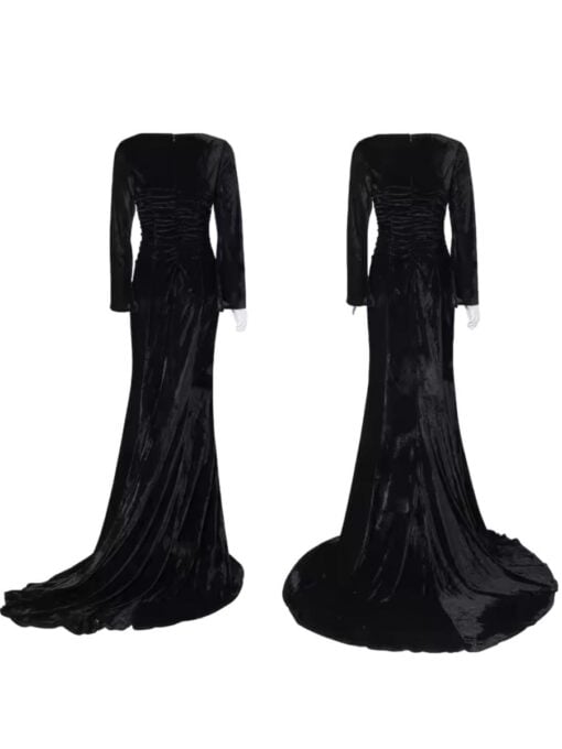 Deluxe Morticia Addams Costume - Adult - Image 3