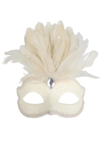 Daniella Cream Masquerade Mask