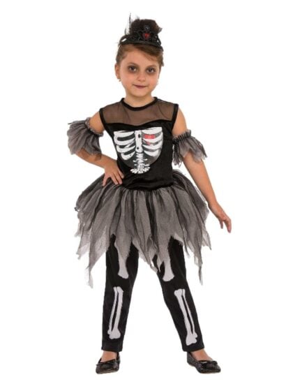 Skelerina Skeleton Girl Costume