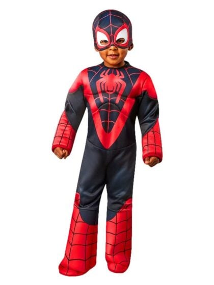 Toddler Miles Morales Spiderman Costume