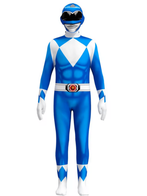 Blue Power Ranger Costume - Adult - Image 2