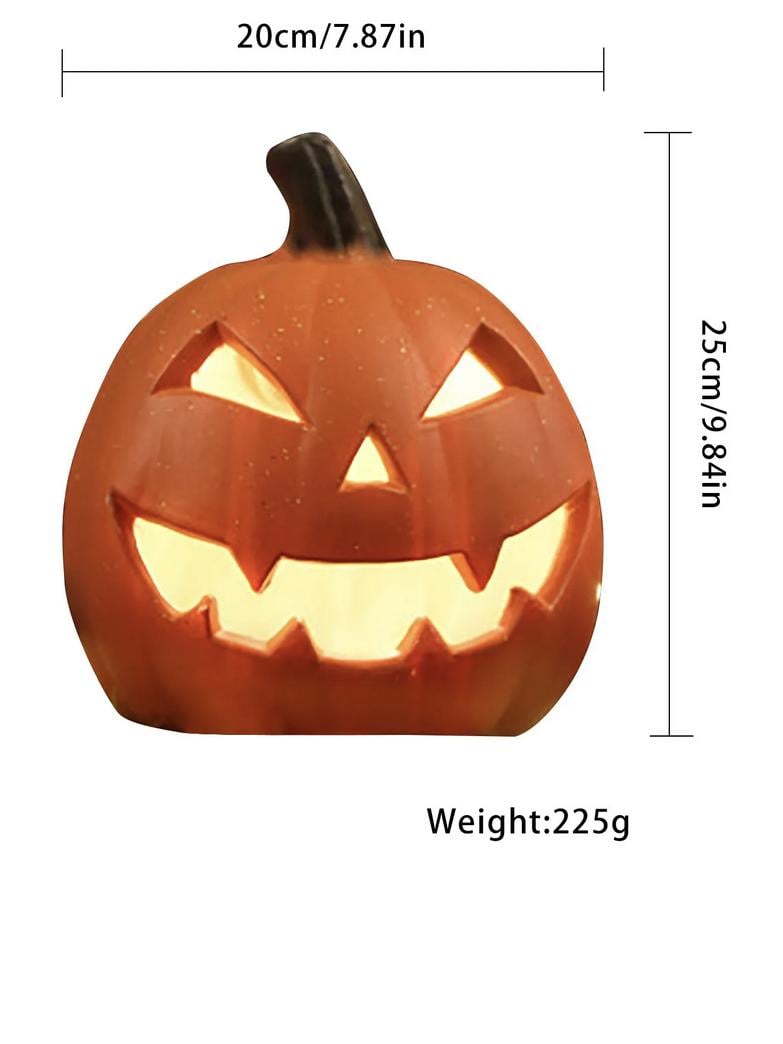 Happy Jack O Lantern - Light Up Pumpkin - Image 2
