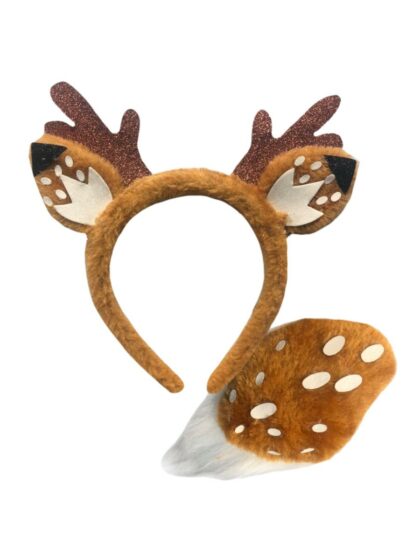 Reindeer Headband and Tail set