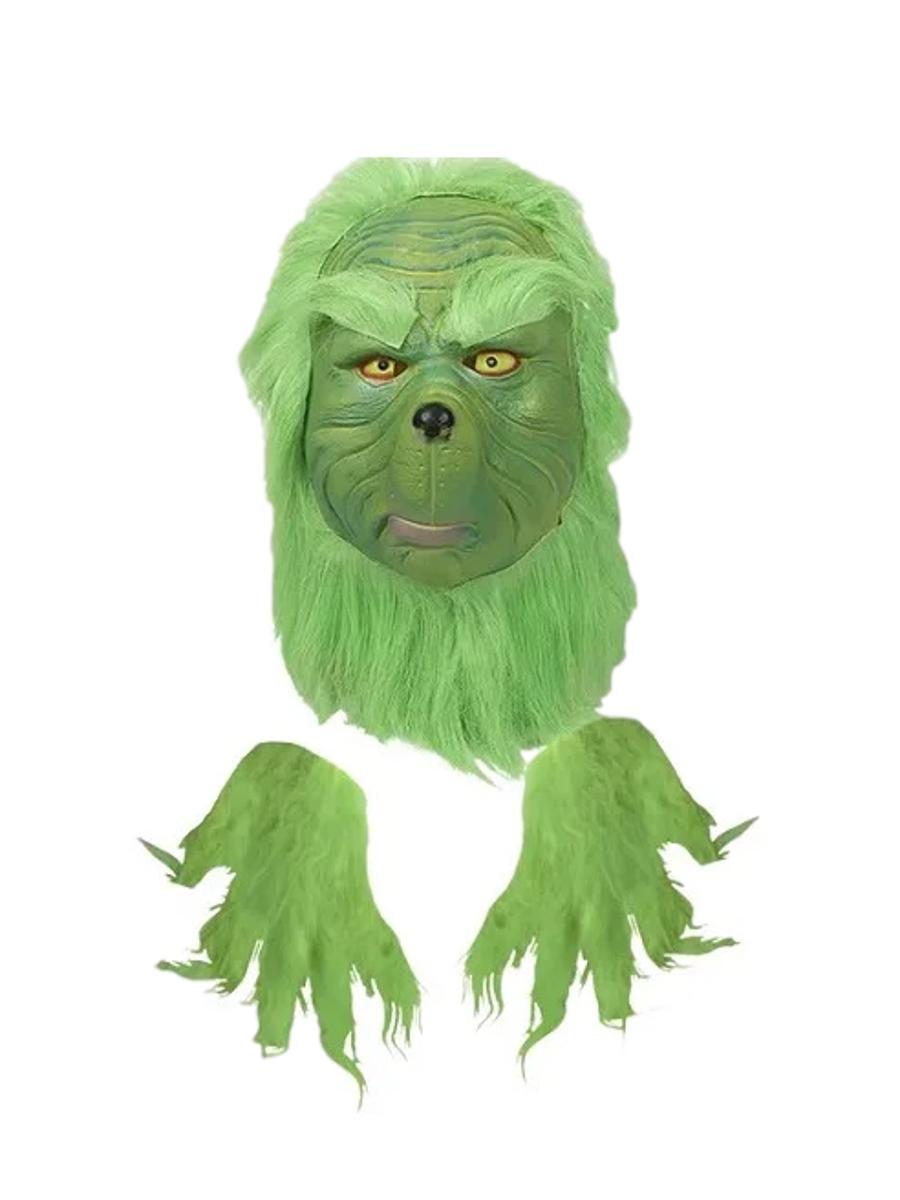 Grinch Mask Set Mask & Gloves