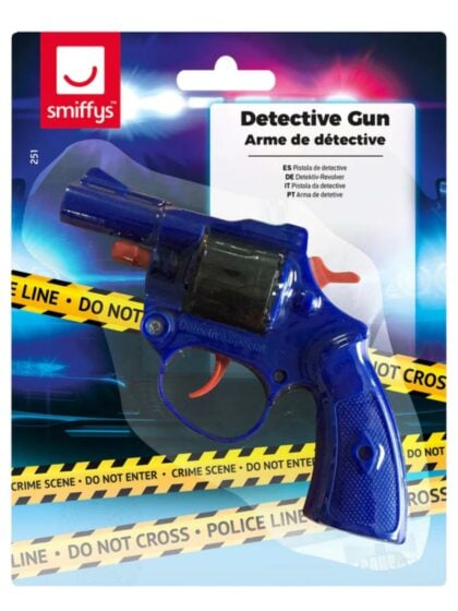 Blue detective cap gun