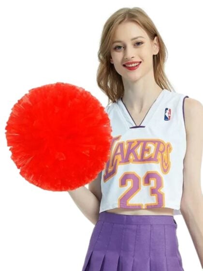 Red Pom Poms