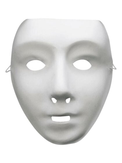 White Robot Mask