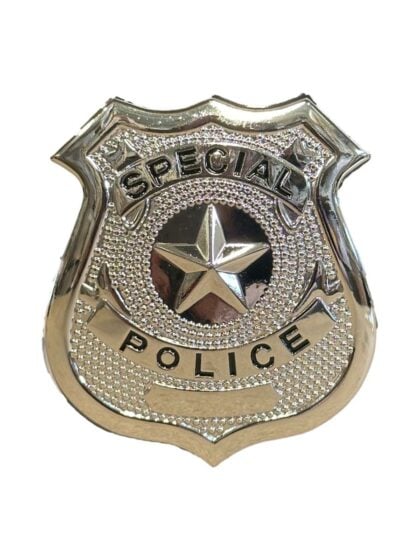 Silver Police Badge