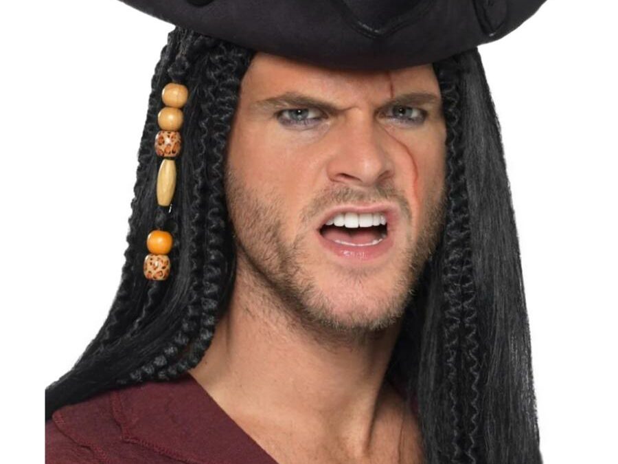 Tricorn Pirate Hat Black