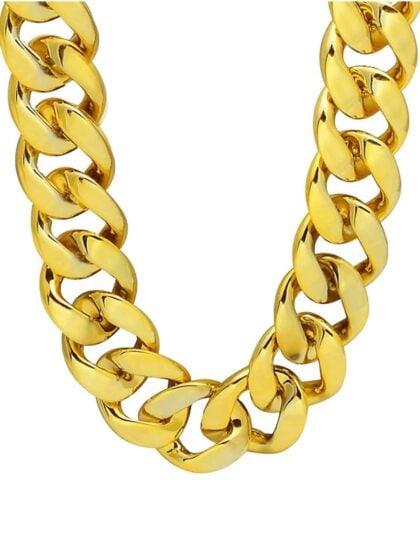 Plastic Gold Chain Necklace