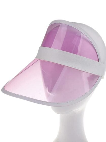 80s Pink Poker Visor