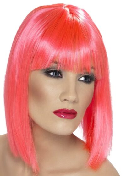 Glam Neon Pink Wig