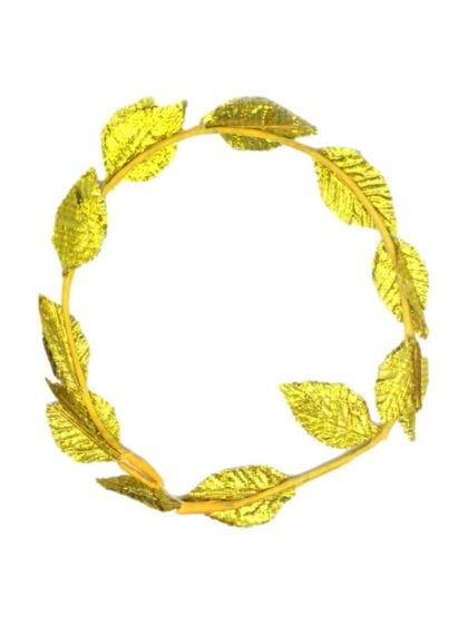 Gold Leaf Wreath Headband